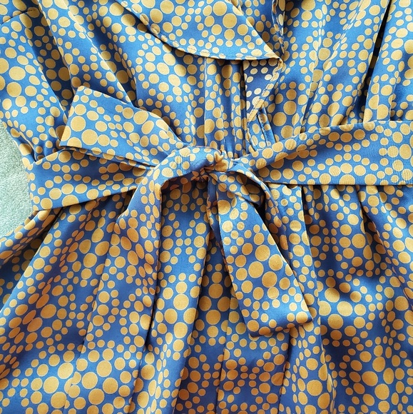 EUC Fossil unique color and print dress - Picture 7 of 8